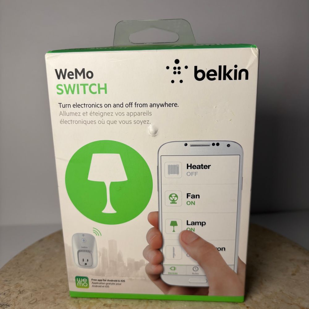 Belkin F7C027FC WeMo Wi-Fi‎ Switch - White